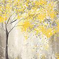 Yellow And Gray Tree
