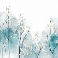 Blue White and Gray Trees